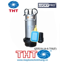 Bơm chìm nước thải sạch LuckyPro QDX10-16-0.75S (F) 220V có phao