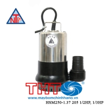 Bơm chìm hút nước thải HSM250-1.37 205 1/2HP (380V)