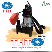 Máy bơm hố móng, bùn loãng APP BAV-250A 1/5HP 220V (Có phao)