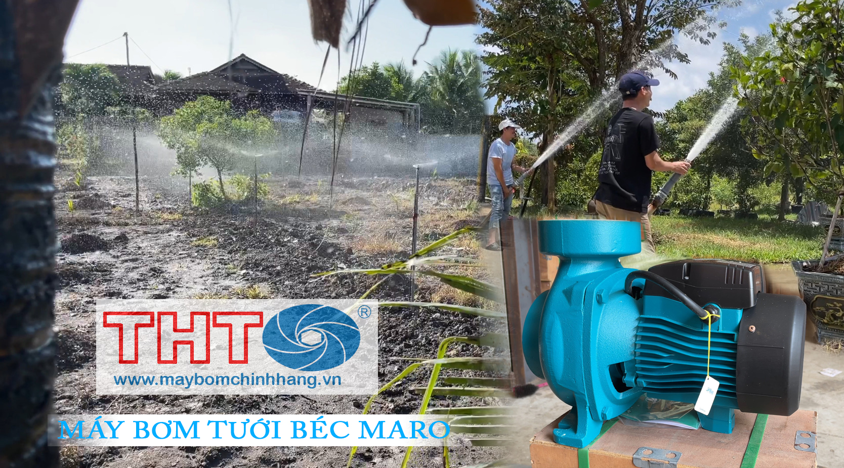 Máy Bơm Tưới Béc Maro