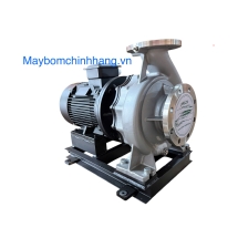Máy bơm ly tâm trục ngang đầu inox 304 động cơ IE3 Maro 3S80-65-160A 15KW 2 Pole 380V
